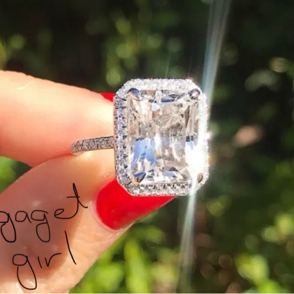 BRIDAL ENGAGEMENT RING WEDDING RING GG2 - Picture 7 of 8